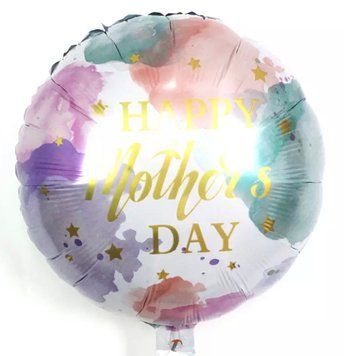 Фольгована кулька 18&rdquo; круг happy mother day Фарби Китай
