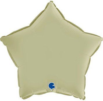 Фольгированный шарик Grabo 18&rdquo; звезда оливка уп