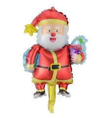 Фольгированный шар НГ мини фигура Санта подарок(Китай)