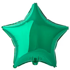 Фольгована кулька Flexmetal 18" Зірка Зелений