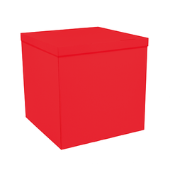 Коробка Сюрприз Червона 70х70х70 см (1 шт)