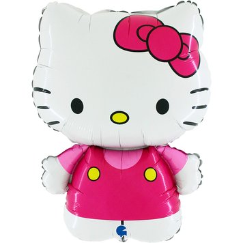 Фольгована кулька Grabo Велика фігура Hello Kitty, 32"