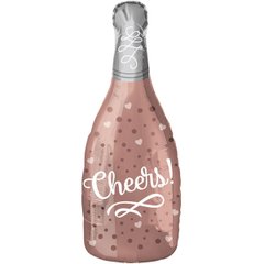 Фольгована кулька Anagram Велика фігура пляшка шампанського cheers