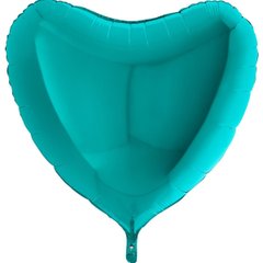 Фольгована кулька Grabo 36" Серце Тіффані