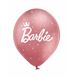 Латексный шар Belbal 12" Кукла Барби микс (хром розовый, белый, розовый) (25 шт) - 3