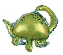 Фольгована кулька Міні фігура динозавр травоїдний зелений (Китай)