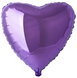 Фольгированный шар Flexmetal 18″ Сердце Лиловое - 1