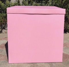 Коробка - 1шт. рожева 70х70х70см