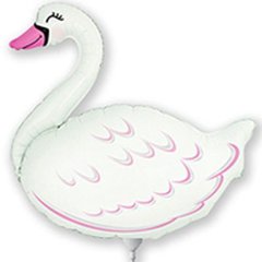 Фольгированный шар Flexmetal Мини фигура Лебедь