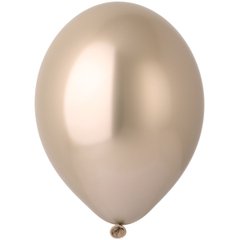 Латексный шар Belbal 12" В105/600 Хром Золото / Glossy Gold (50 шт)