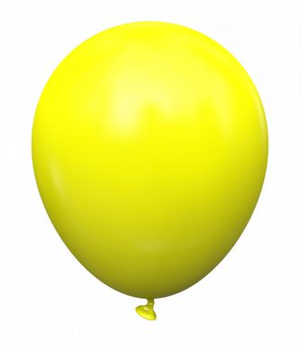 Латексна кулька Kalisan 5” Жовтий (Yellow) (100 шт)