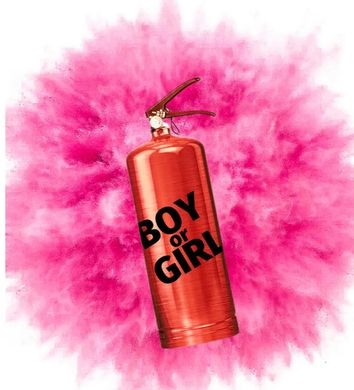 Вогнегасник для гендерної вечїрки, рожевий, XXXL (3кг) Girl