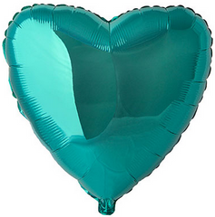 Фольгована кулька Flexmetal 18" Серце Смарагдове