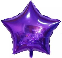 Фольгована кулька 18” Зірка Фіолетова (Китай)