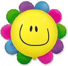 Фольгована кулька Flexmetal Міні фігура квітка з різнокольоровими пелюстками