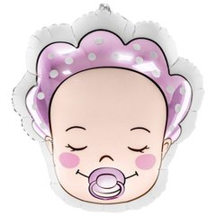 Фольгована кулька PartyDeco Велика фігура уп немовля дівчинка 40 * 45 см