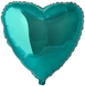 Фольгированный шар Flexmetal 18″ Сердце Изумрудное - 1
