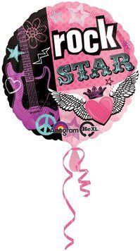 Фольгована кулька Anagram 18&rdquo; rock star