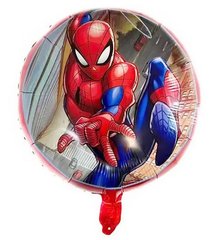 Фольгована кулька 18" коло Людина Павук-5 (Китай)