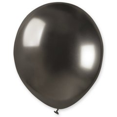 Латексна кулька Gemar 5" Хром Сірий / Space Grey (100 шт)