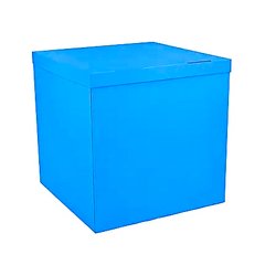 Коробка Сюрприз Голубая 70х70х70 см (1 шт)