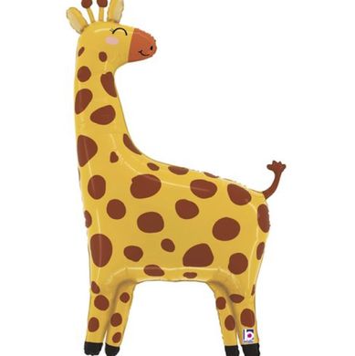 Фольгована кулька Grabo Велика фігура жираф 102 см