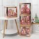 Набір коробок 30*30*30см Rose Gold грані 4шт (+ наклейка Baby)