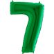 Фольгована кулька Grabo цифра «7» Зелена 40" в уп - 1