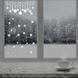 Наклейка на вікно Кульки+Сніжинки - 1