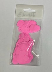 Конфетті Кружочок 12 мм Рожевий (50 г)