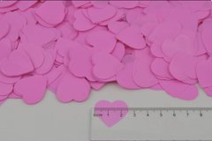 Конфетти Сердечки 23 мм Розовые (100 г)