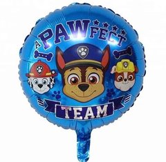 Фольгована кулька 18" круг щеняче патруль team команда Китай