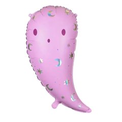 Фольгированный шар PartyDeco Большая фигура приведение розовое (70см)