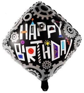 Фольгована кулька 18" HB з шестернями (Китай)