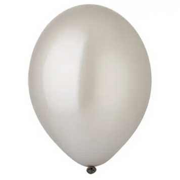 Латексный шар Belbal 12" B105/061 Металлик Серебро (1 шт)