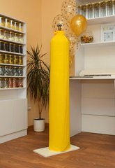 чохол для балона 40л жовтий з кишенями