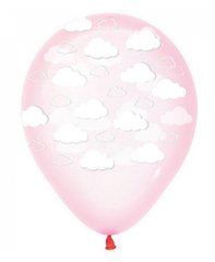Латексный шар Belbal 12" Облака на розовом леденце (1 шт)