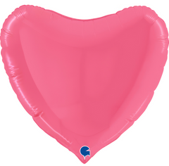 Фольгированный шар Grabo 36” Сердце Bubble Gum