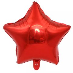 Фольгированный шар 18” Звезда Красная (Китай)
