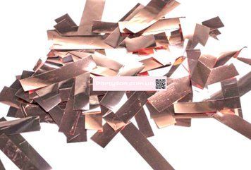 Конфетті Тонкі Смужки Rose Gold (50 г)